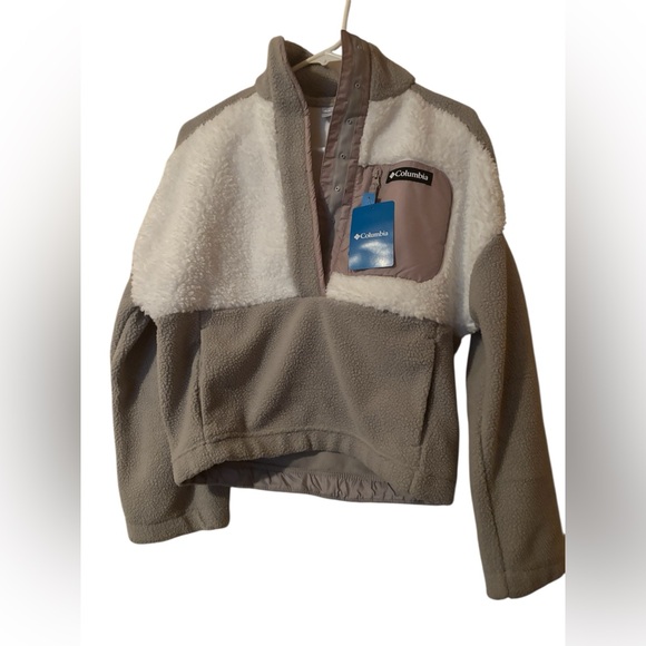 Columbia Sherpa Cropped Fleece Pullover Women’s - Picture 3 of 6